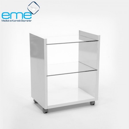 Eme31 Ahşap Camlı Etejer