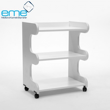 Eme33 Ahşap Raflı Etejer