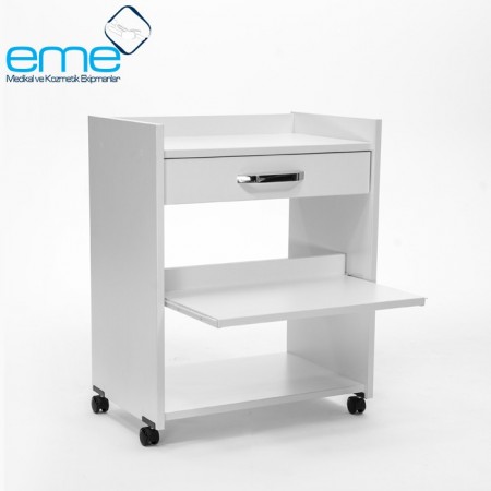 Eme34Ahşap Raflı+Çekmeceli Etejer